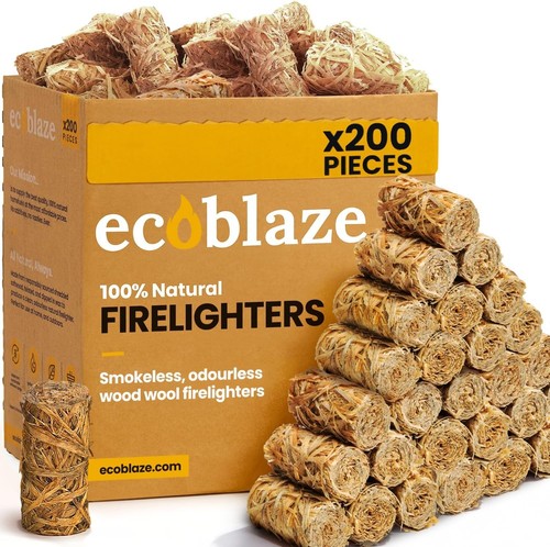 Firelighters for wood log - for,
