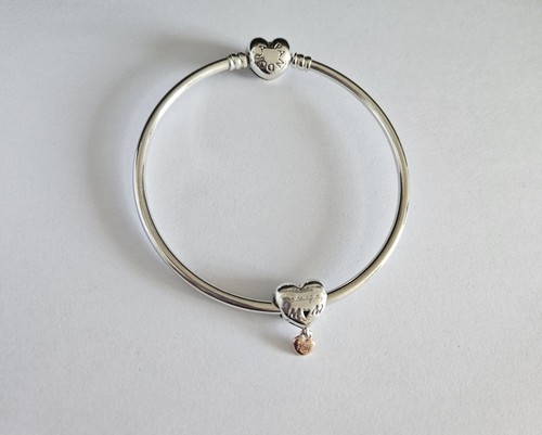 Pandora heart clasp bangle