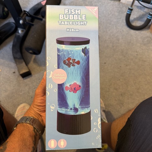 Bubble fish table light - fish, 28cm