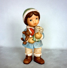 Goebel Nina Marco Limpka Figurine. Marco & Christmas Gifts 12cm. Great Condition