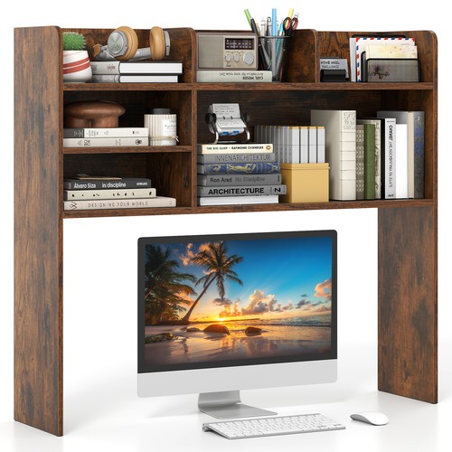 Gymax desktop bookshelf desk - gymax,