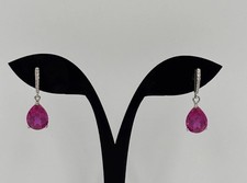 Pink Sapphire Earrings
