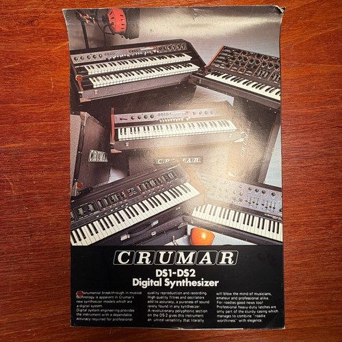 Vintage crumar ds1 ds2 - ds1-ds2, digital