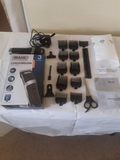 WAHL CORD/CORDLESS HAIR CLIPPER & ATTACHMENTS - 9655-017