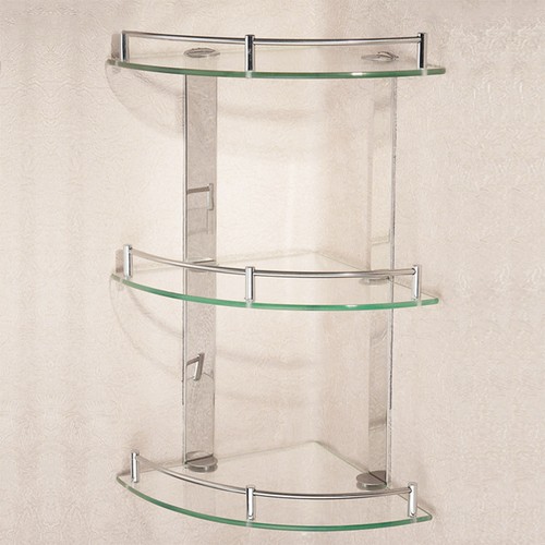 Bathroom corner glass - bathroom, shelf