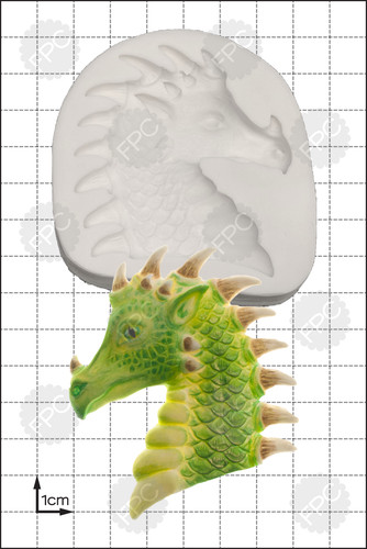 Silicone mould dragon head - silicone,
