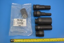 Lot of Impact Sockets x 6. 3/8" and 1/2" Drive. 6 Point / Hex Chrome Molybdenum