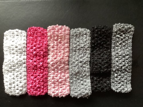 Stretch crochet headbands - stretch,