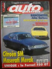 AUTO PASSION AMPHICAR CITROËN SM MASERATI MERAK MG TF JOHN SURTEES  FERRARI F50