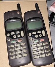 Vintage 2G GSM 1990s Nokia 1611 (1610) mobile phone NHE-5SX (NHE-5NX) x2