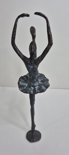 Vintage bronze ballerina - vintage,