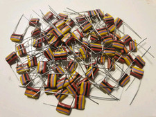 Joblot 50 x Mullard 47nF 250V Tropical fish capacitor 0,047uF C280 (EN-705)