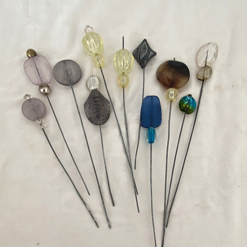 Vintage glass acrylic bead - vintage,