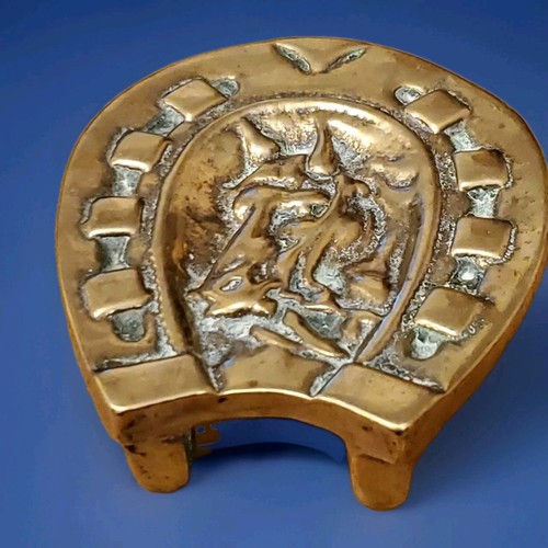 Vintage solid brass horse - vintage, head