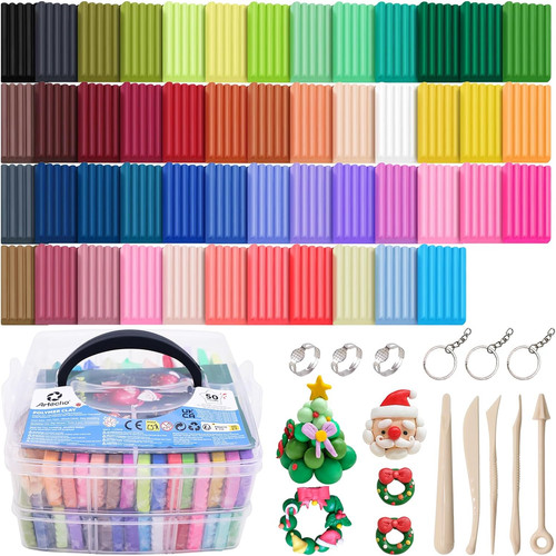 Polymer clay set colours - 50,
