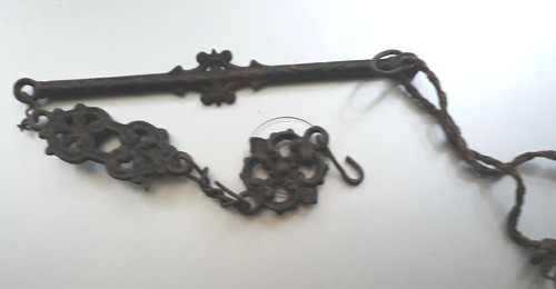 Antique cast iron door bell - antique,