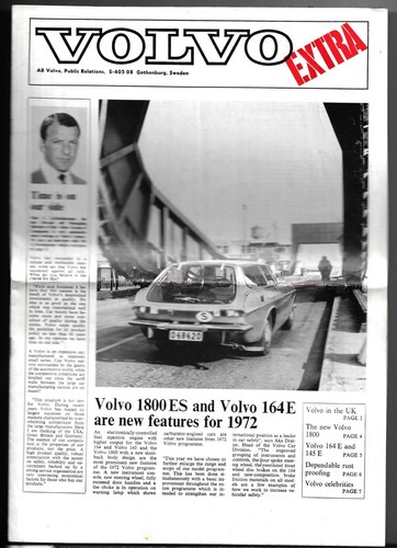 Volvo extra magazine late - volvo, 1971