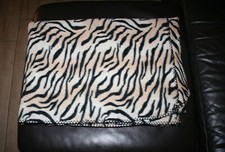 Animal Print Thin Fleece Blanket 90" x 65"