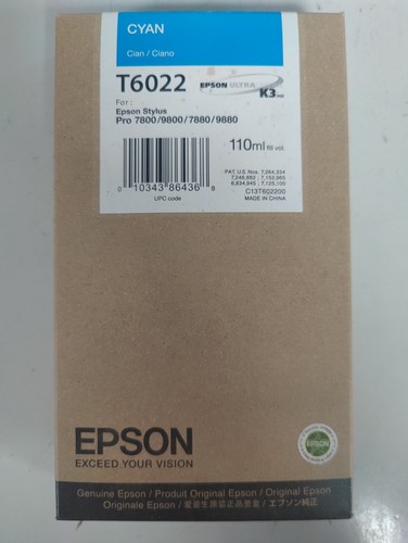 New genuine epson - genuine, cyan