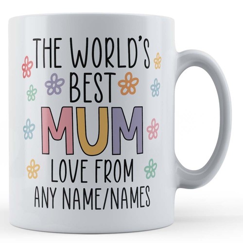 Personalised worlds best mum - personalised,