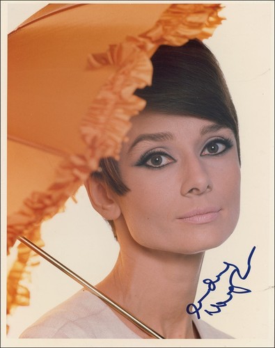 Audrey hepburn autographed - audrey,