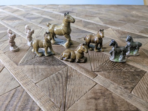 Lot wade whimsies horse family - lot,