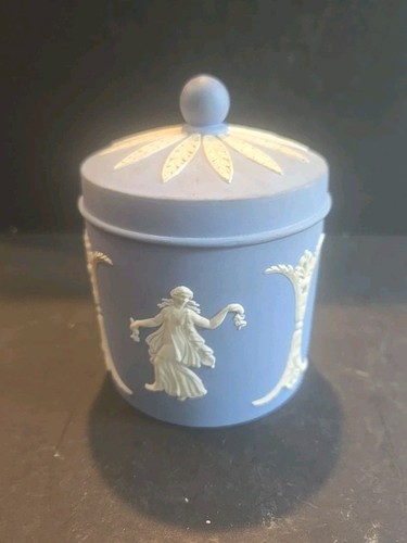 Light blue and white wedgwood - and,
