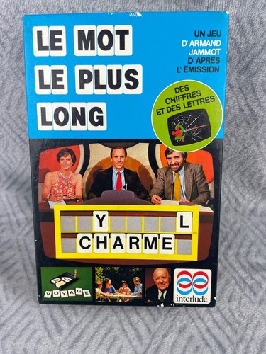 Vintage the longest word game - the,