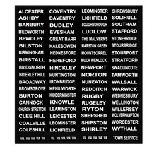 MODEL BUS WATERSLIDE TRANSFERS