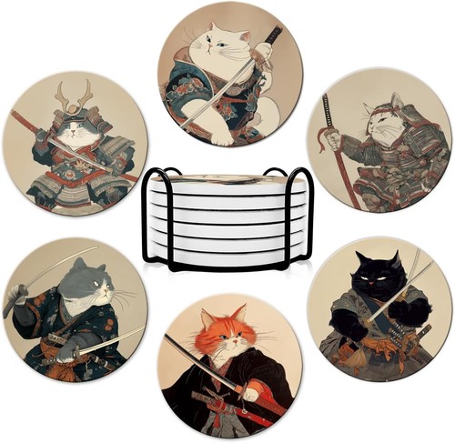 Ceramic stone coasters - pc,