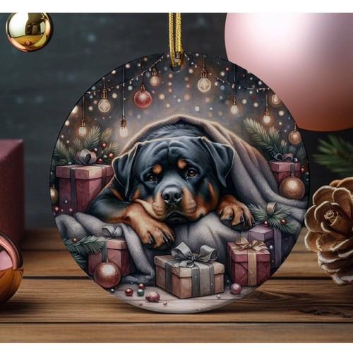 Rottweiler christmas tree - rottweiler,