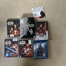 STAR WARS 8 MOVIE DVD BUNDLE George Lucas Rogue One/Last of the Jedi