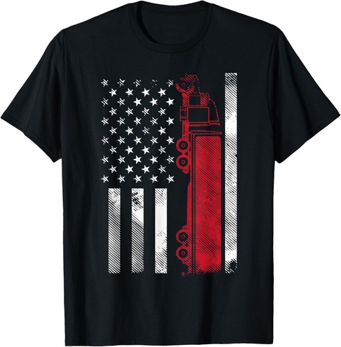 American flag semi truck - flag,