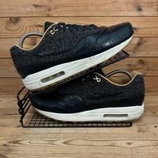 Nike Trainers Mens Size UK 9 Air Max 1 FB Quilted Leopard Woven Safari Shoes