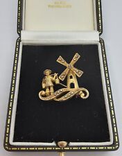 Vintage Gold Tone Marcasite