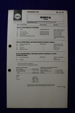 SIMCA 1200S SHELL LUBRICATION