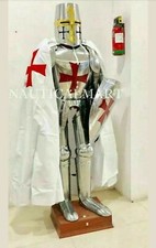 X-Mas Full Size 6 Feet Knights Templar Suit Of Armour Medieval Roman Armor suit
