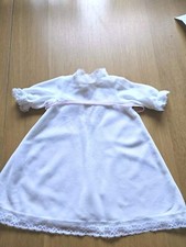 Vintage Faerie Glen Dolls White Nightdress For 16-18" Dolls Fits Tiny Tears RARE