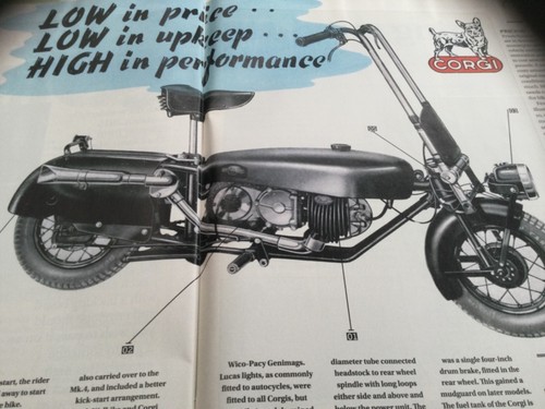 Webike corgi motorcycle - corgi,