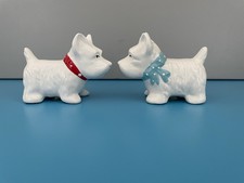 White Scottie Dogs Salt & Pepper Pots/shakers