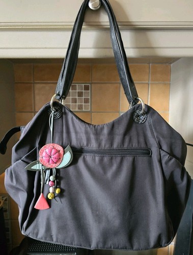 Radley black nylon and - , leather