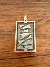 Vintage 70s Silver Pendant