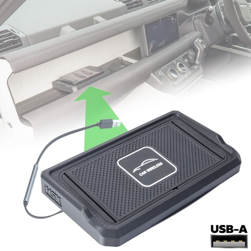 Wireless phone charging tray