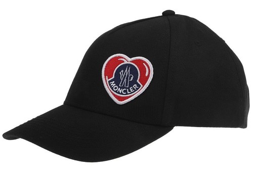 New moncler black cotton heart - black,