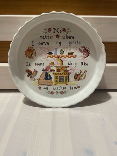 Poole pottery quiche - poole, quiche,