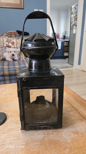 Old railway lamp lantern - railway, light