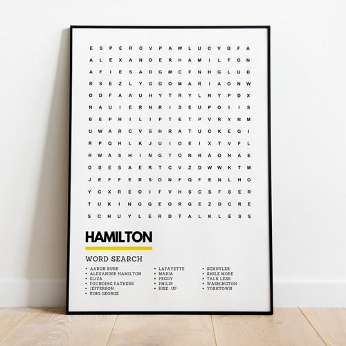 Hamilton musical wordsearch - hamilton,