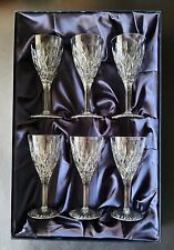 Stuart Crystal Tewkesbury Six Wine Glasses 6 7/8” Presentation Box