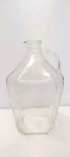 Vintage Clear Glass Cider Jug