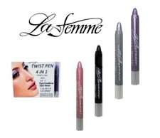 La Femme Twist up Pen 4 in 1 Eyeshadow Eyeliner Lipstick, Lip liner-Choose Shade